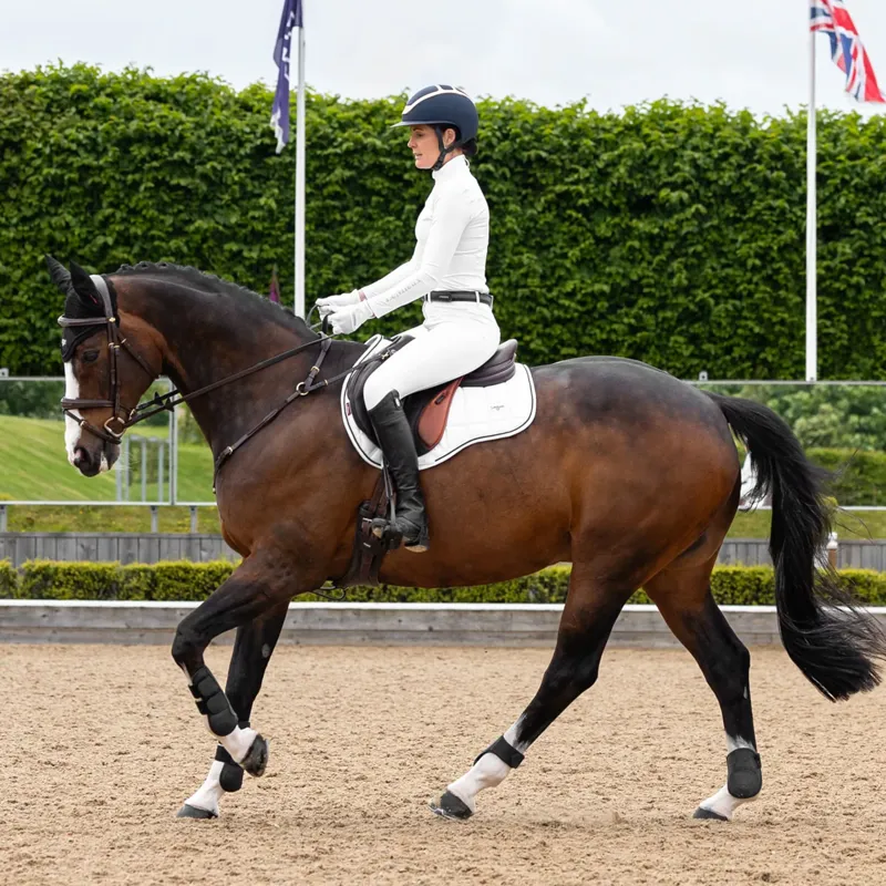 LeMieux Loire Classic GP Square - White-1