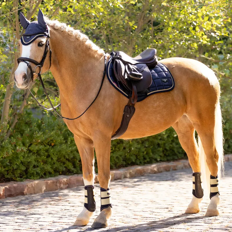 LeMieux Loire Classic Close Contact Square Saddlepad - Dusk Blue-4