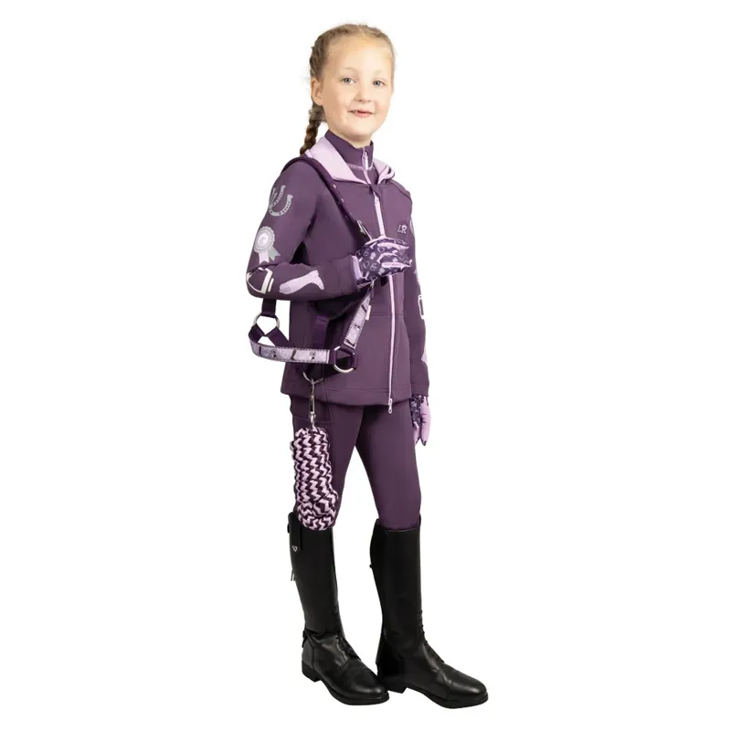 Little Rider Giddy Up Gymkhana Zip Jacket - Purple/Lilac-1