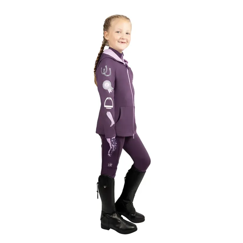 Little Rider Giddy Up Gymkhana Zip Jacket - Purple/Lilac