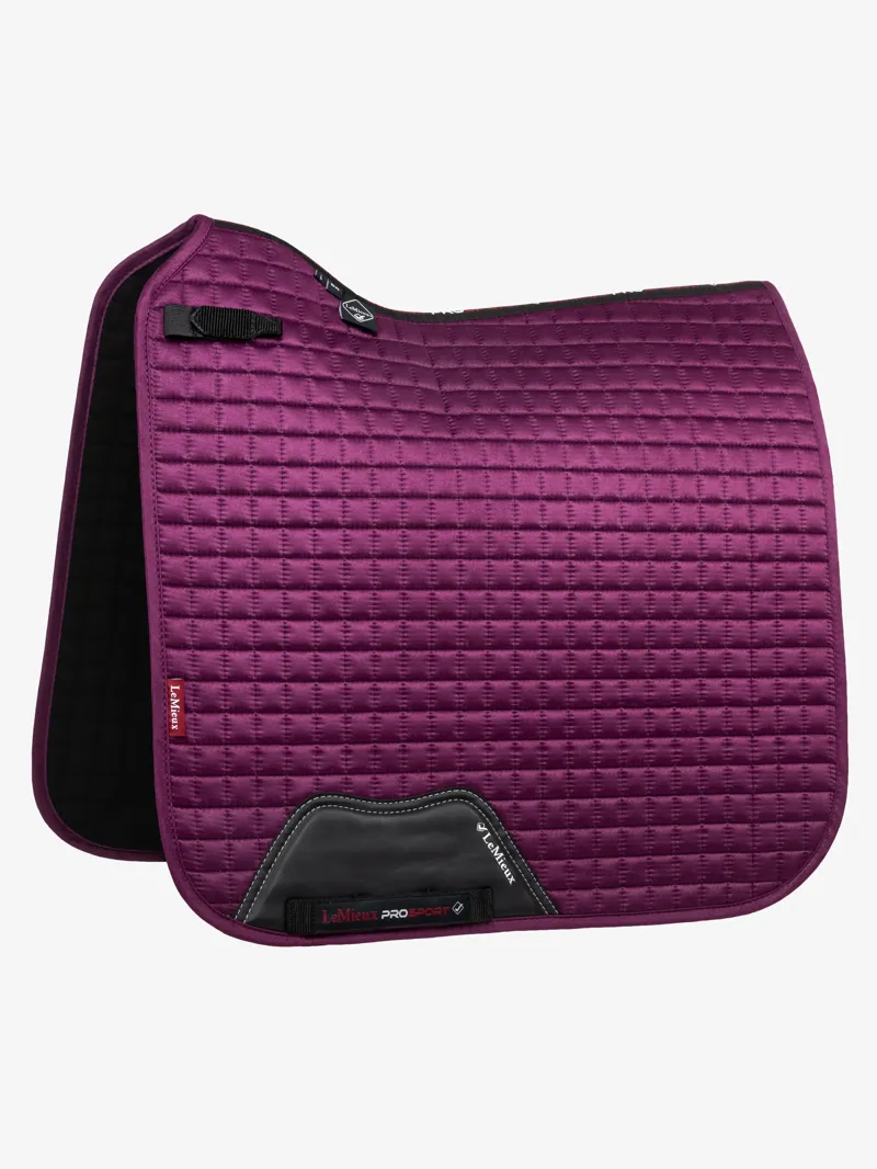 LeMieux Suede Dressage Square - Plum