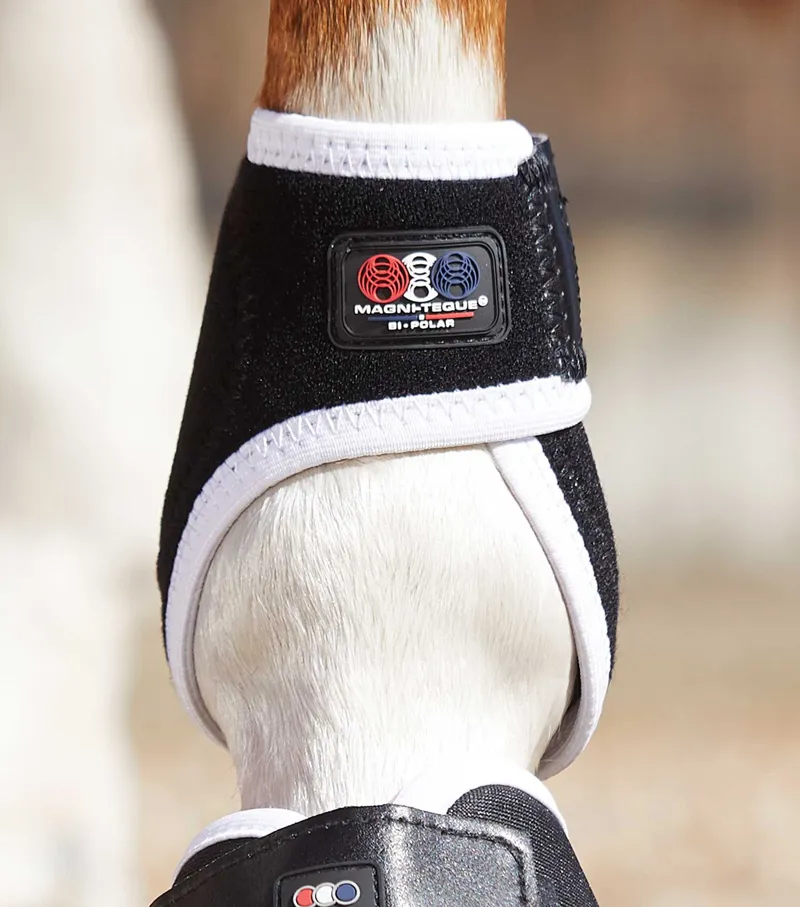 Premier Equine Magni-Teque Magnetic Fetlock Boots - Black-3