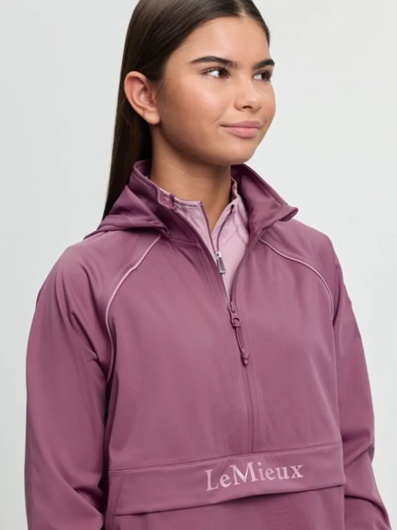 LeMieux Young Rider Paige Quarter Zip Waterproof Jacket - Mallow-1
