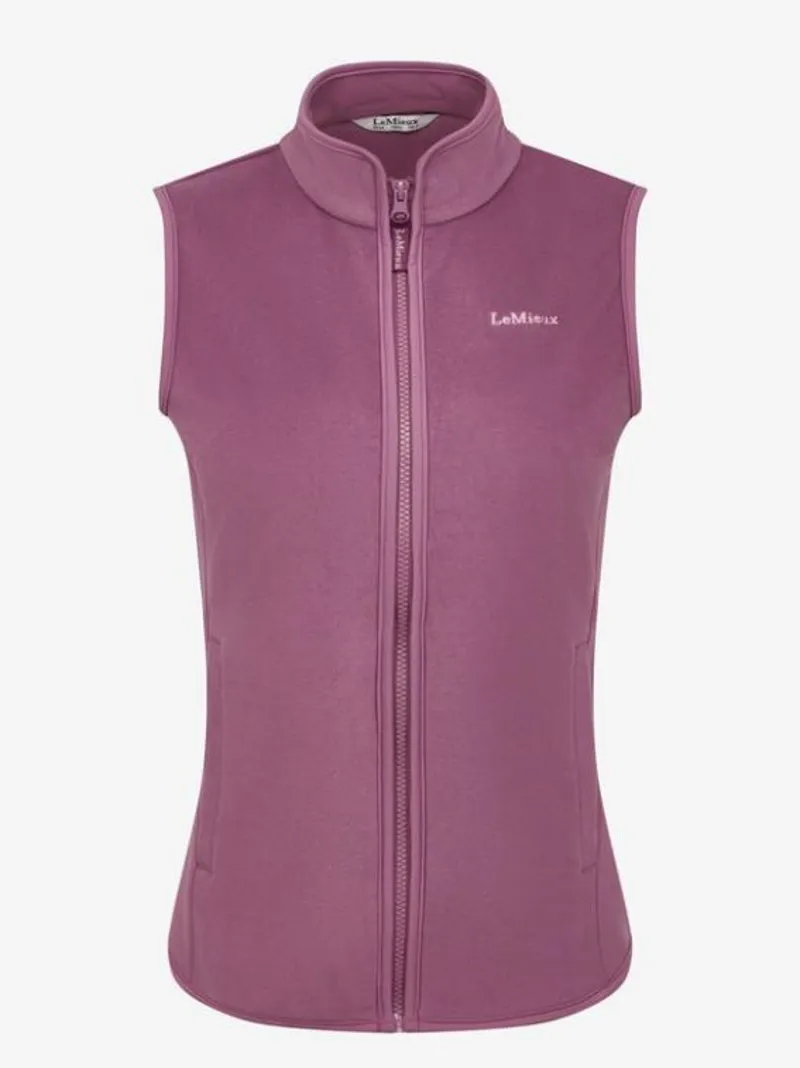 LeMieux Roberta Fleece Gilet - Mallow