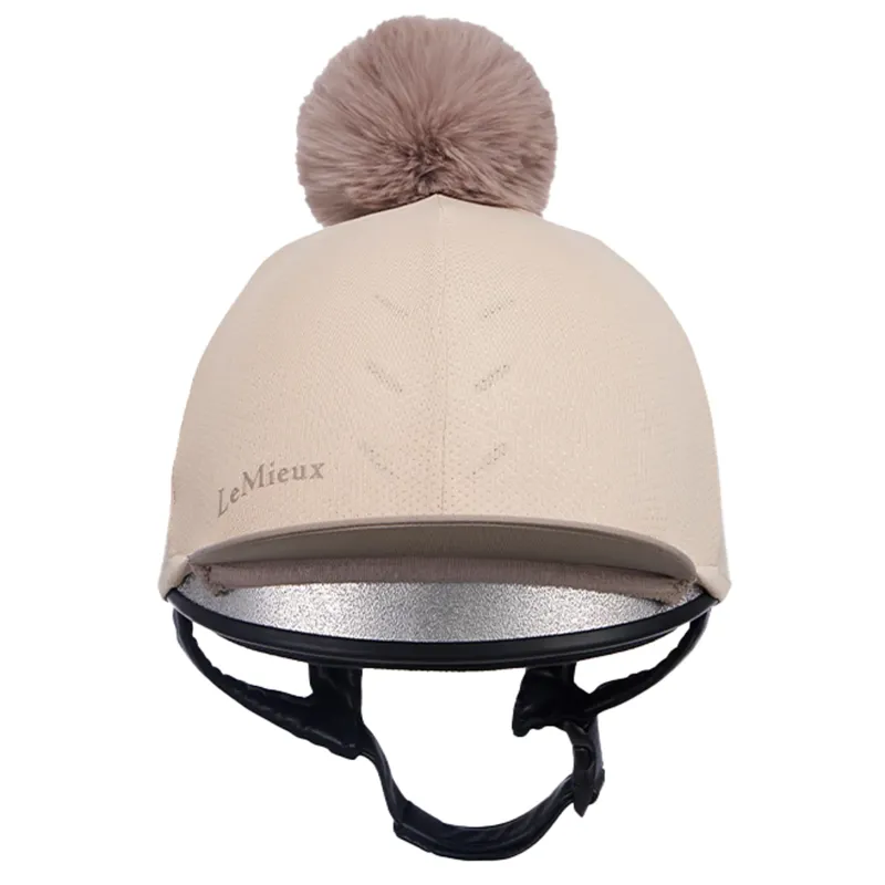 LeMieux Maria Mesh Hat Silk - Almond-1