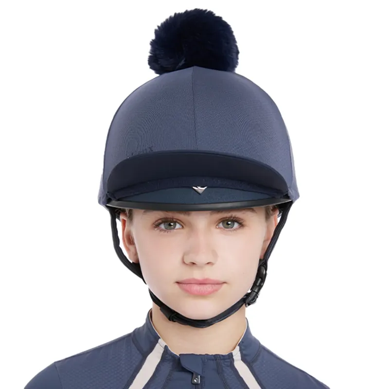 LeMieux Maria Mesh Hat Silk - Dusk Blue-2