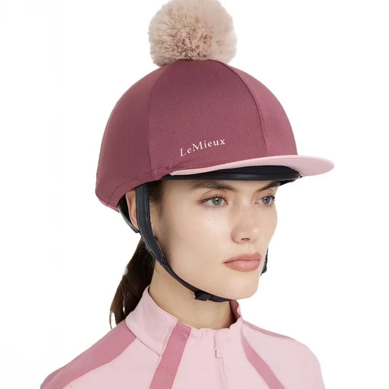 LeMieux Maria Mesh Hat Silk - Rosewood