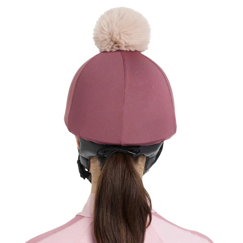 LeMieux Maria Mesh Hat Silk - Rosewood-1