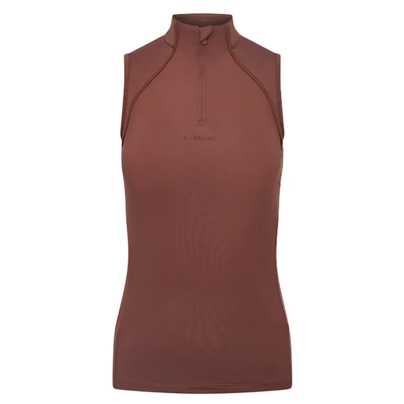 LeMieux Maria Mesh Ladies Sleeveless Base Layer - Rosewood