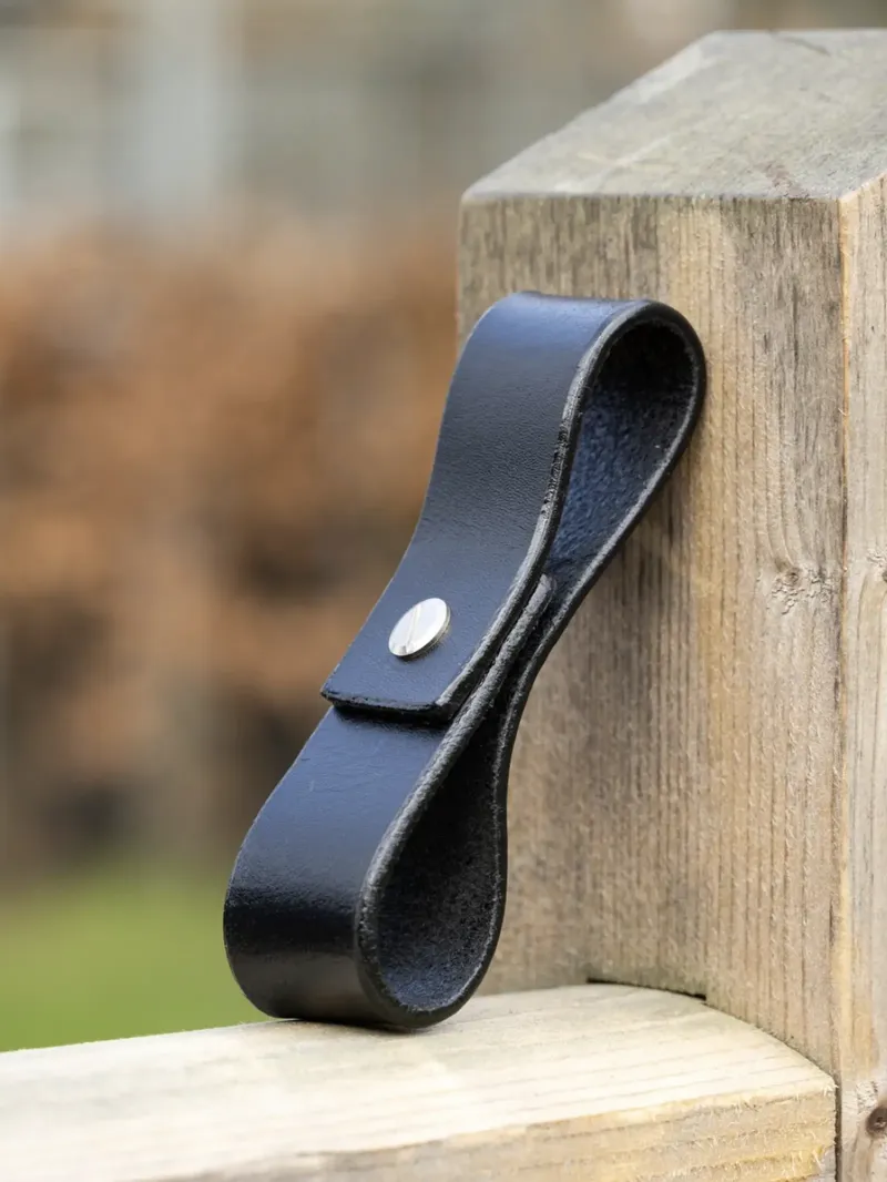 LeMieux Yard Headcollar Leather Component 2 pk - Black