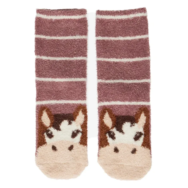 LeMieux Mini Fluffy Character Socks - Duke-1