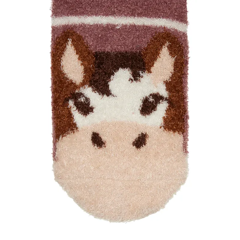 LeMieux Mini Fluffy Character Socks - Duke-2