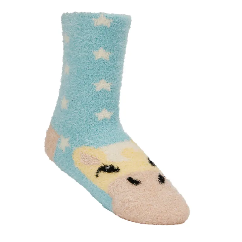 LeMieux Mini Fluffy Character Socks - Lemon