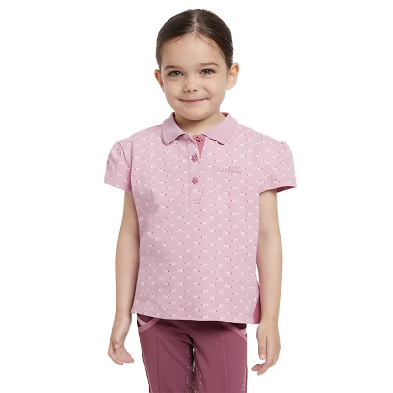 LeMieux Mini Polo Shirt - Blossom-1