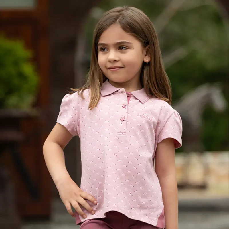 LeMieux Mini Polo Shirt - Blossom-7