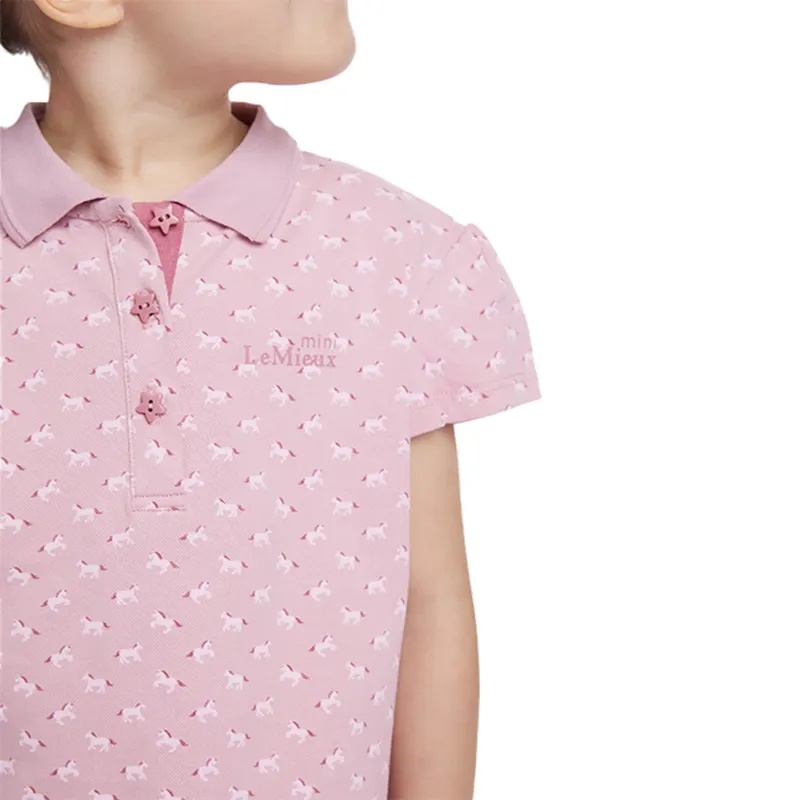 LeMieux Mini Polo Shirt - Blossom-4