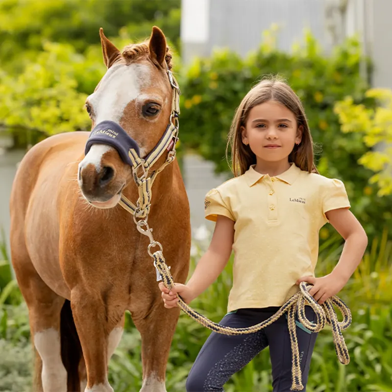 LeMieux Mini Polo Shirt - Mimosa-1