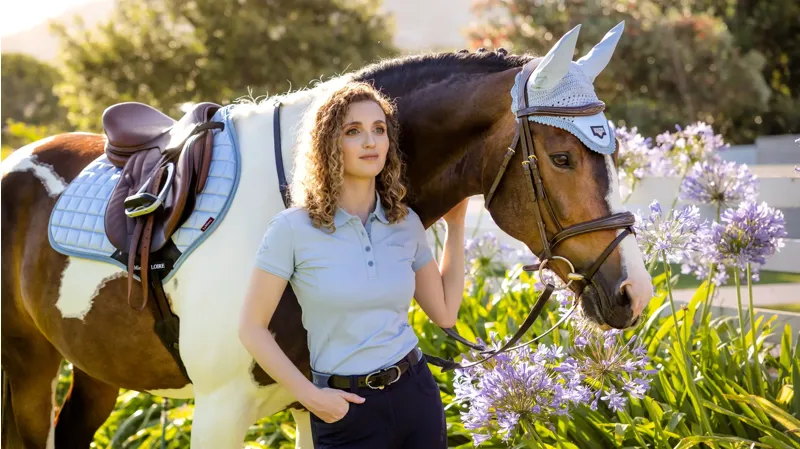 LeMieux Loire Fly Hood - Mist-2