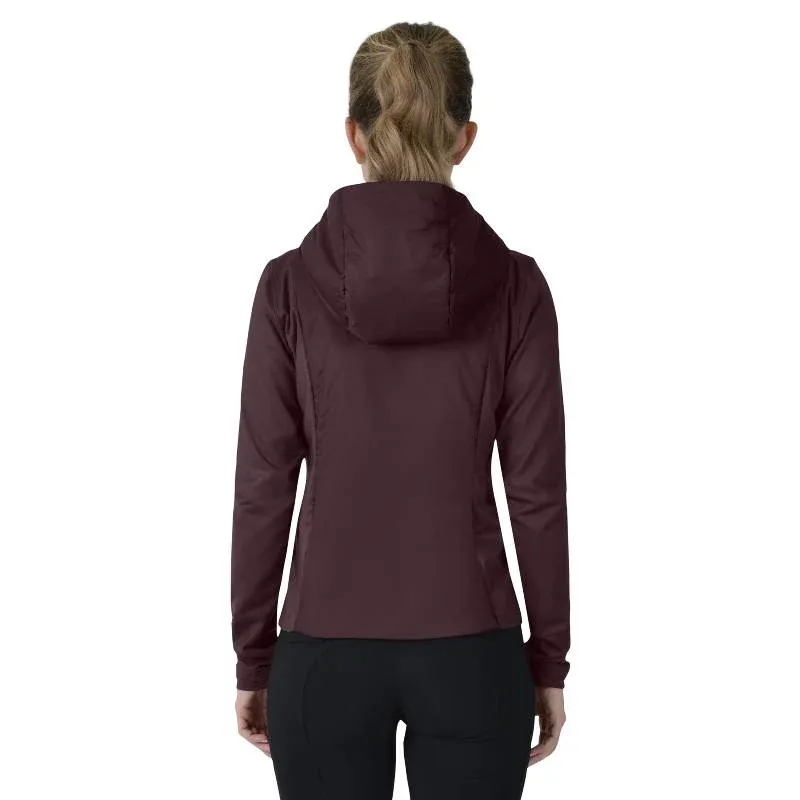 WeatherBeeta Hybrid Padded Ladies Jacket - Mulberry-2