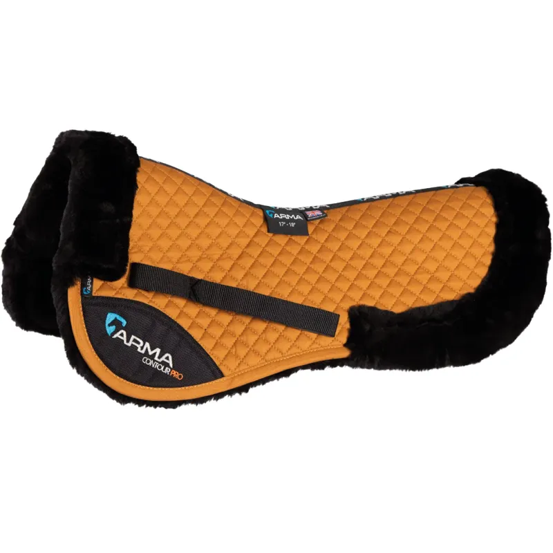 Shires ARMA Half Pad - Mustard
