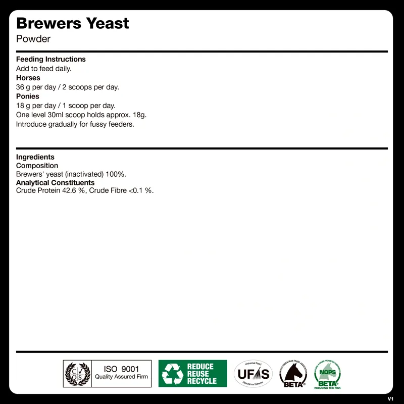 NAF Brewers Yeast - 1kg-2