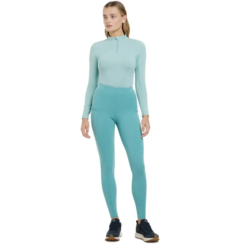 LeMieux Naomi Ladies Pull On Breeches - Lagoon-3