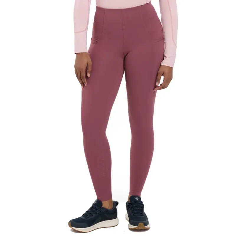 LeMieux Naomi Ladies Pull On Breeches - Rosewood-1