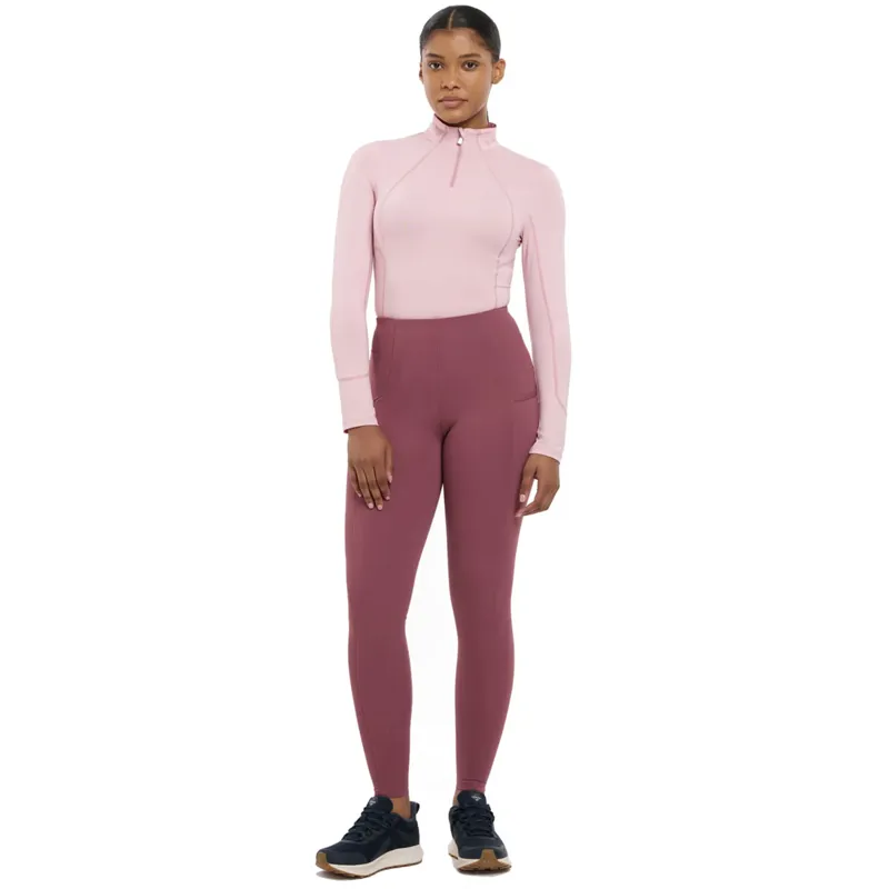 LeMieux Naomi Ladies Pull On Breeches - Rosewood-2