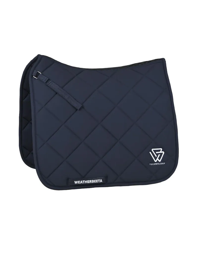 WeatherBeeta Soft Shell Pro 3D Air-Tec Dressage Saddle Pad - Navy