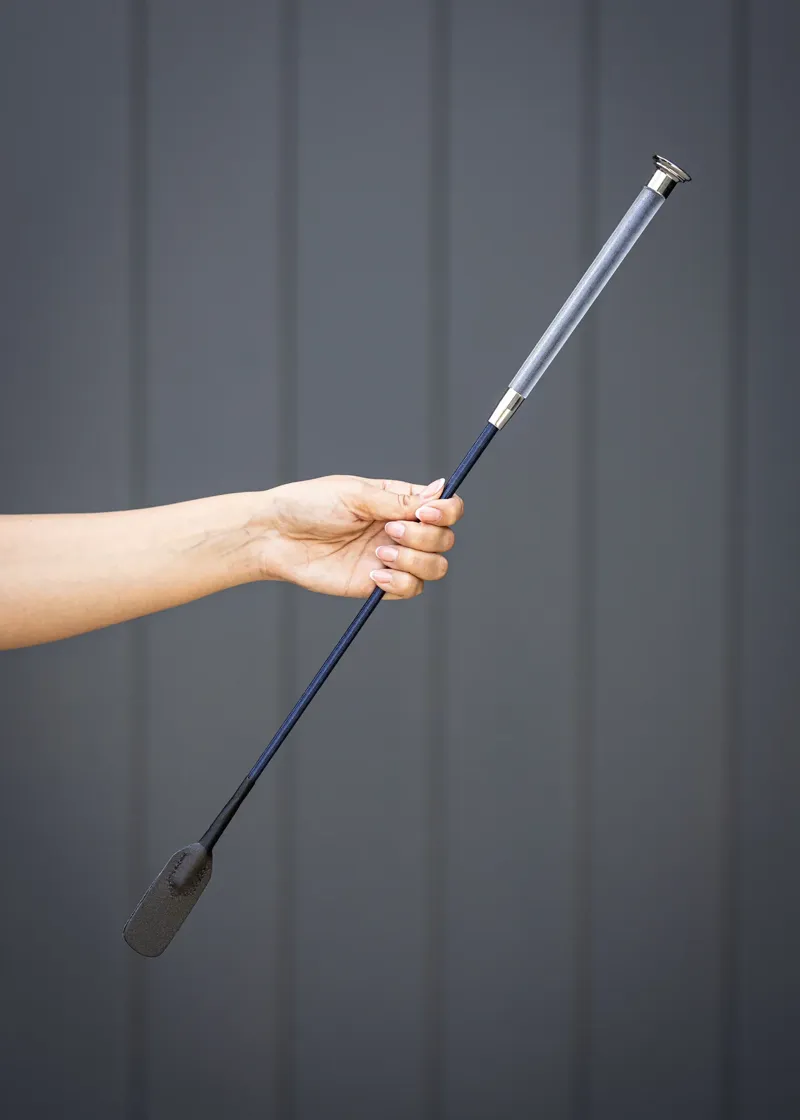 Woof Wear Gel Fusion Riding Whip - Navy 60cm-1