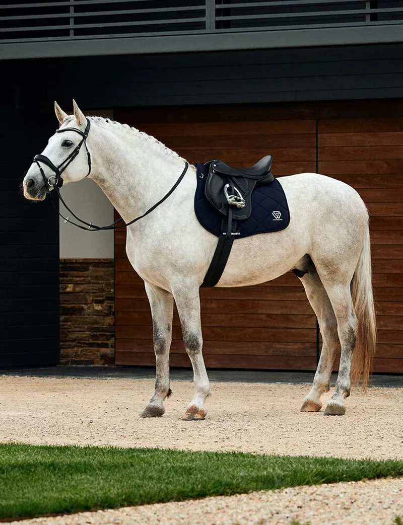 WeatherBeeta Soft Shell Pro 3D Air-Tec All Purpose Saddle Pad - Navy-1