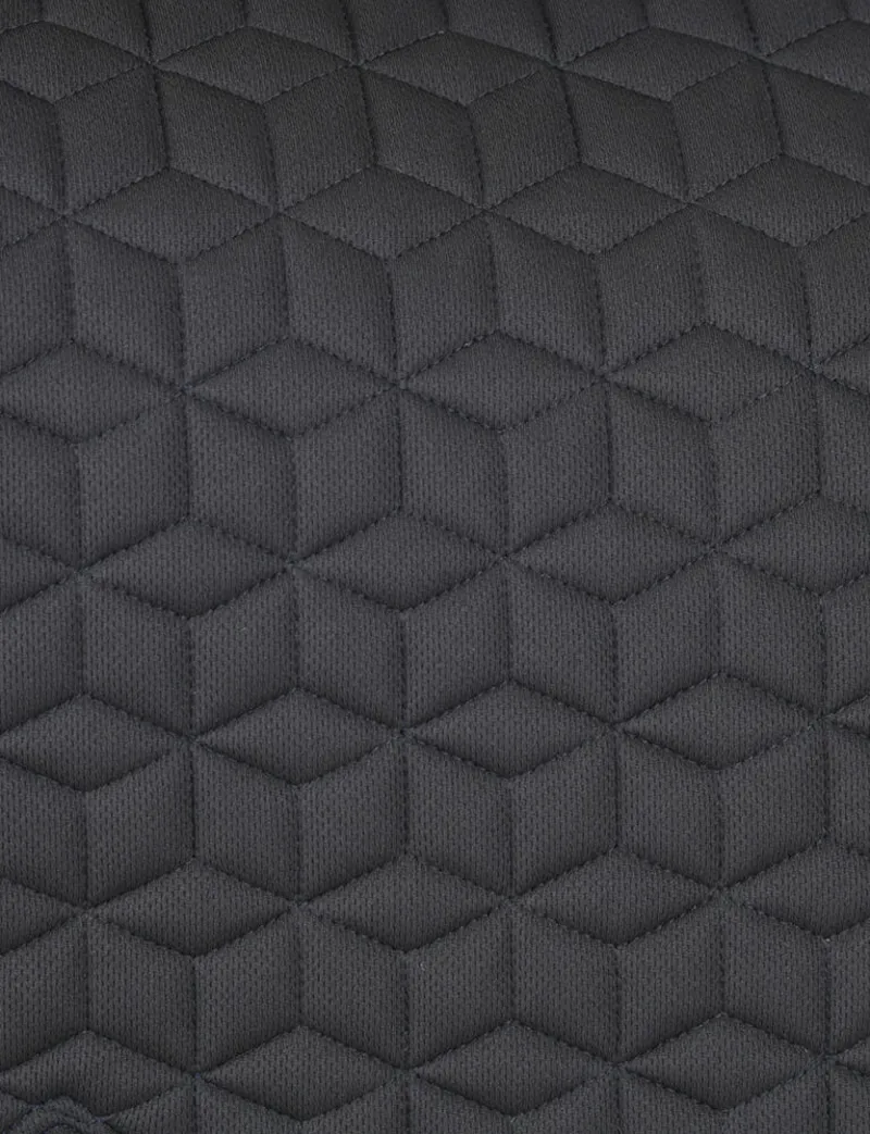 WeatherBeeta Suede Elite Air-Tec Dressage Saddle Pad - Navy-2