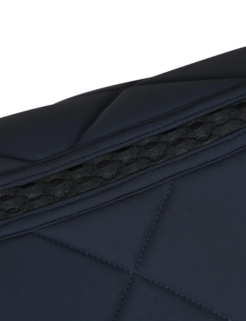 WeatherBeeta Soft Shell Pro 3D Air-Tec Dressage Saddle Pad - Navy-5