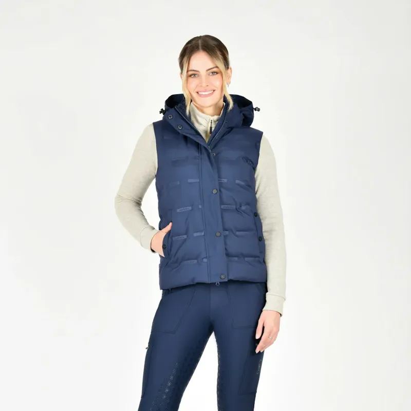 WeatherBeeta Hapur Heat Seal Quilted Ladies Vest - Navy Iris