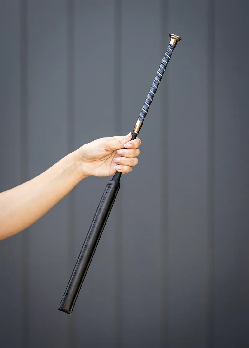 Woof Wear Twisted Jump Bat - Navy/Rose Gold 60cm-1