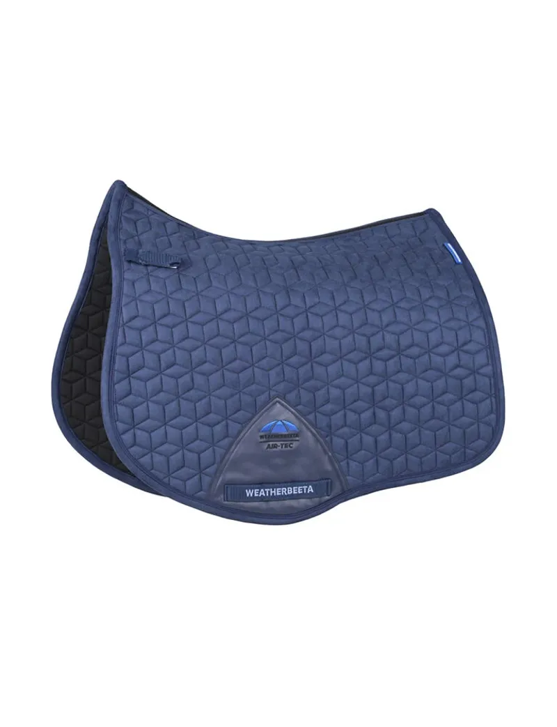 WeatherBeeta Suede Elite Air-Tec All Purpose Saddle Pad - Navy