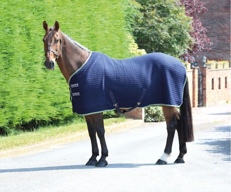 Shires Tempest Original Tech Cooler Rug - Navy/Green - 5ft6