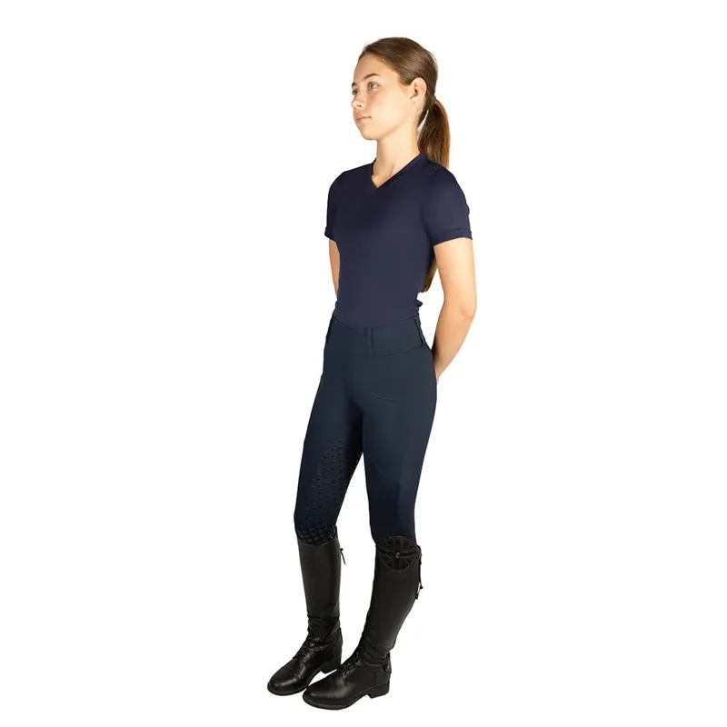 Hy Equestrian HyCONIC Torrellas Ladies Riding Tights - Navy-1