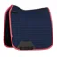 LeMieux Suede Dressage Square - Navy/Cranberry