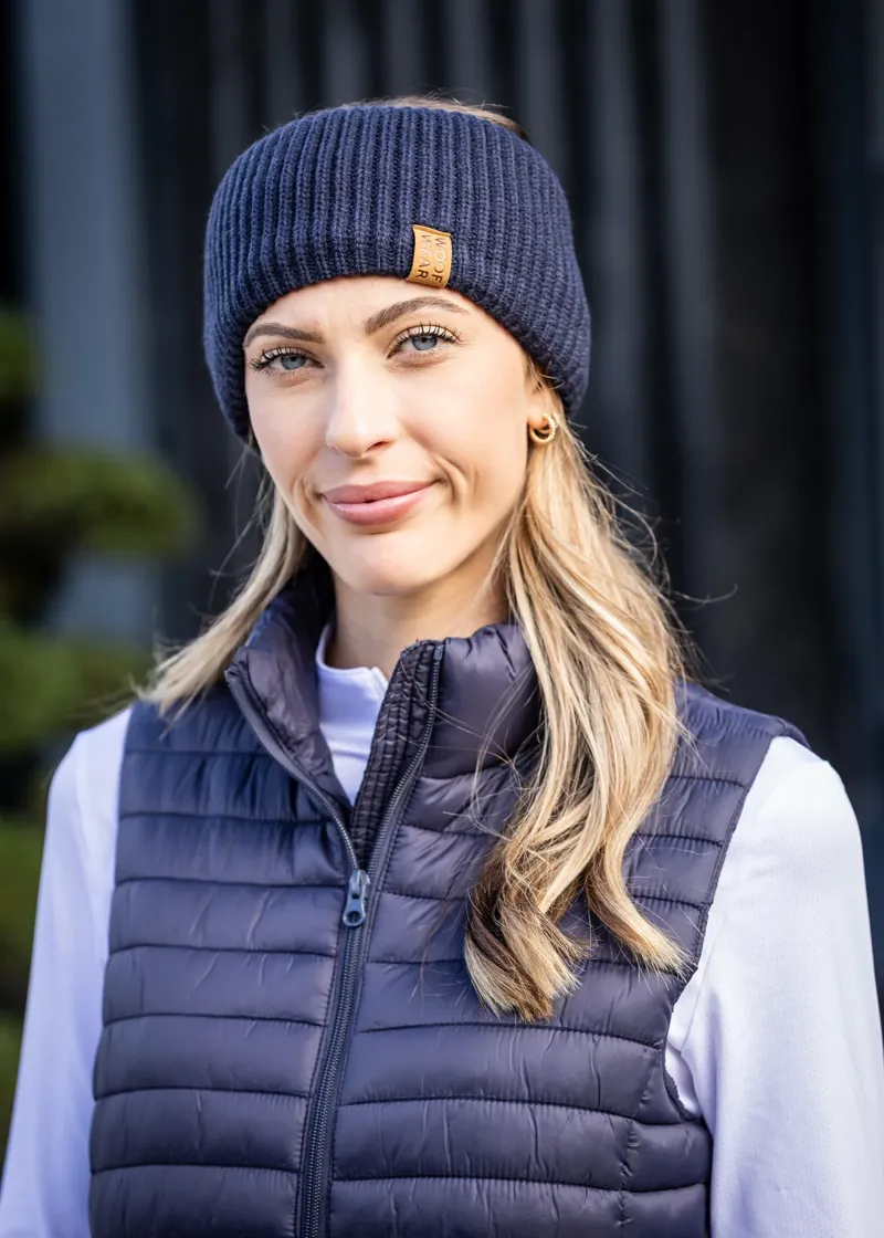 Woof Wear Ribbed Headband - Navy -1