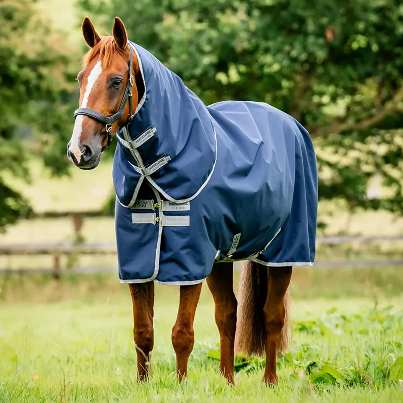 Horseware Amigo Ripstop 900D Plus 100g Turnout Rug - Navy/Titanium Grey