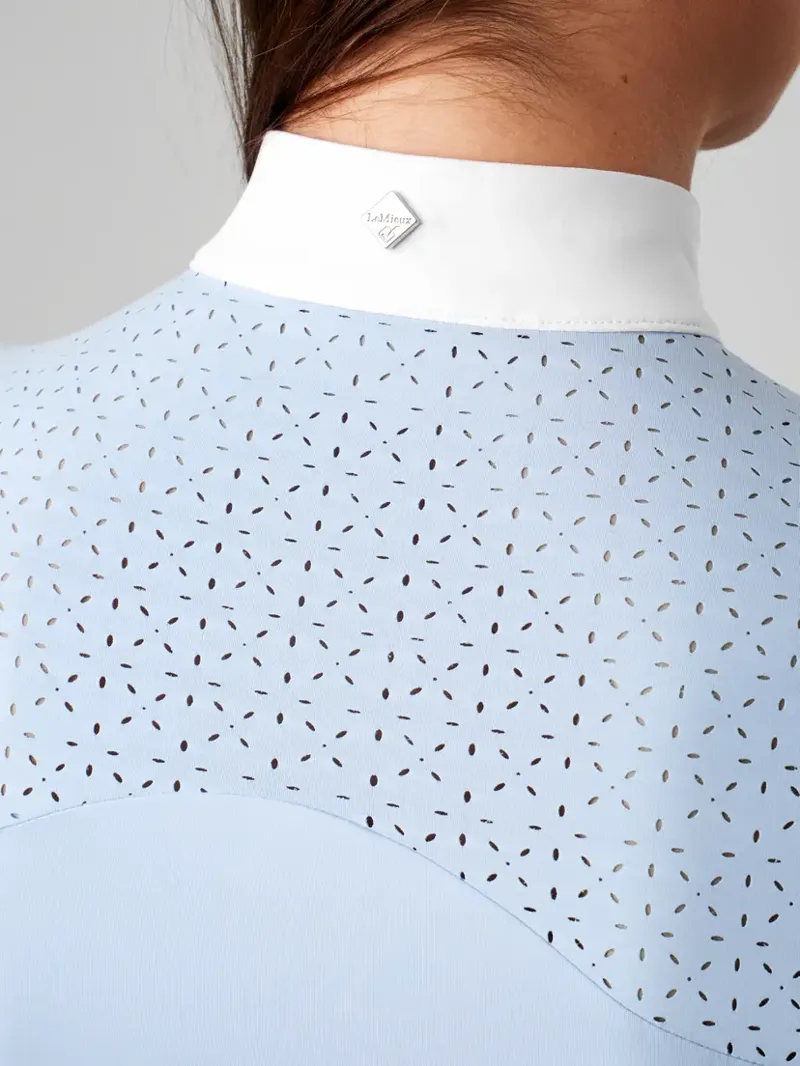 LeMieux Olivia Ladies Long Sleeve Show Shirt - Mist-3