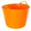 Red Gorilla Flexible Large Tub 38L - Orange