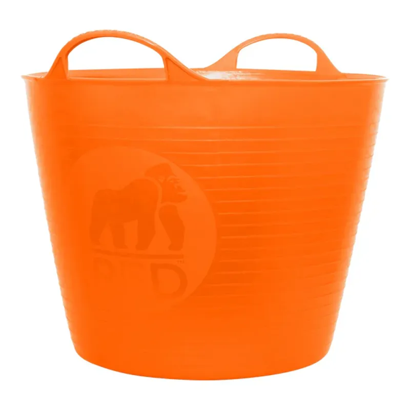 Red Gorilla Tubtrug Flexible Medium 26L Bucket - Orange
