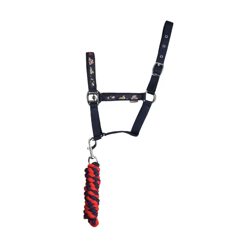 Hy Equestrian Thelwell Collection Practice Makes Perfect Head Collar and Lead Rope
