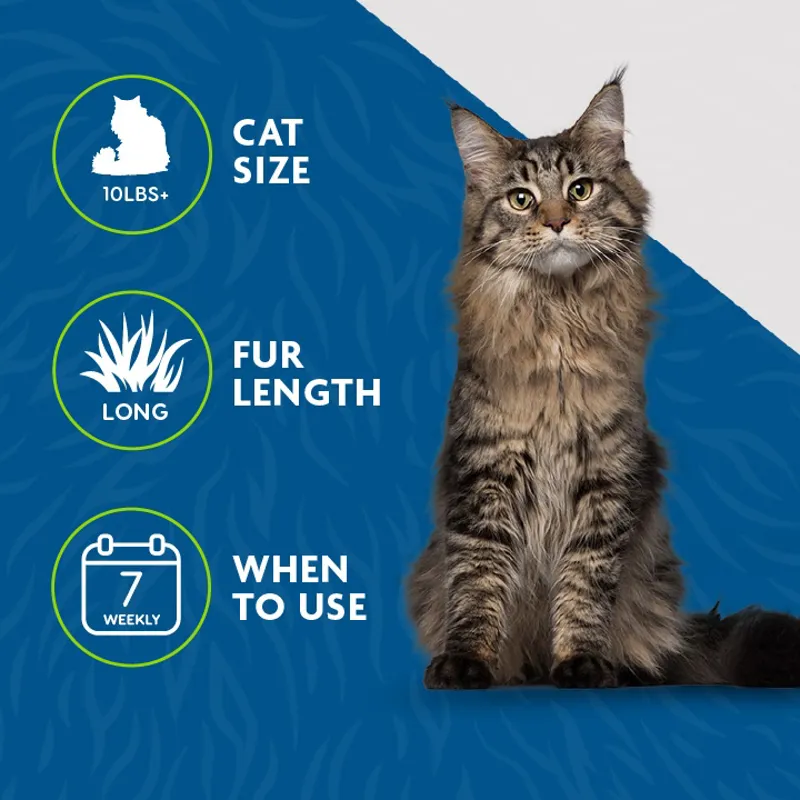 Furminator Undercoat DeShedding Tool For Cat - Medium/Large Long Hair-2