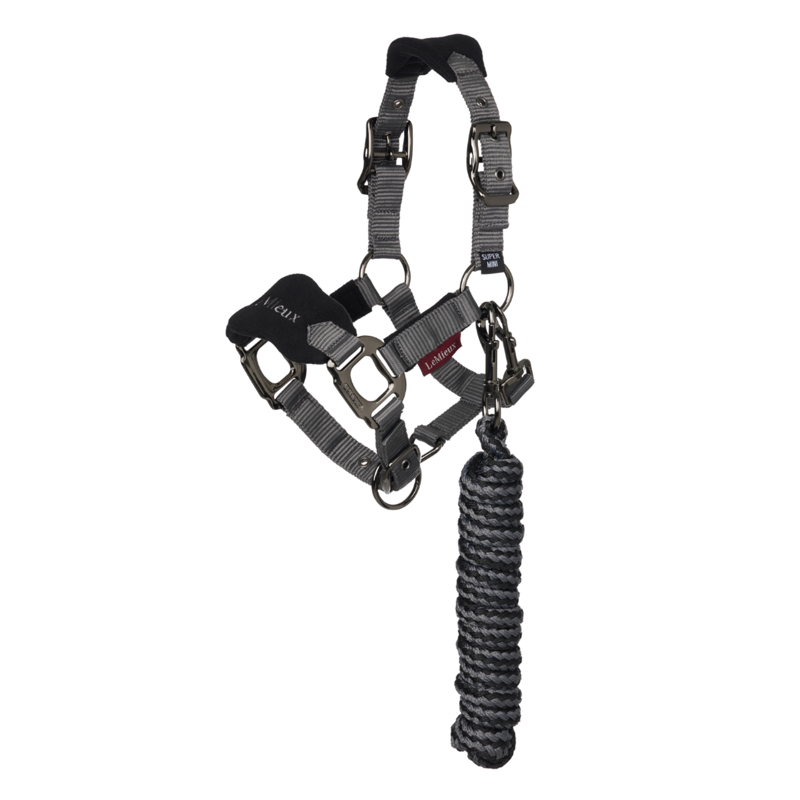LeMieux Mini Vogue Headcollar and Leadrope - Black