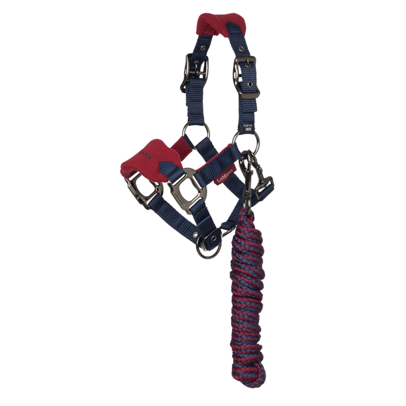LeMieux Mini Vogue Headcollar and Leadrope - Burgundy
