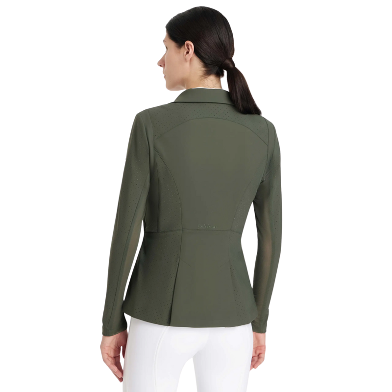LeMieux Jessica Ladies Mesh Show Jacket - Pine Green-2