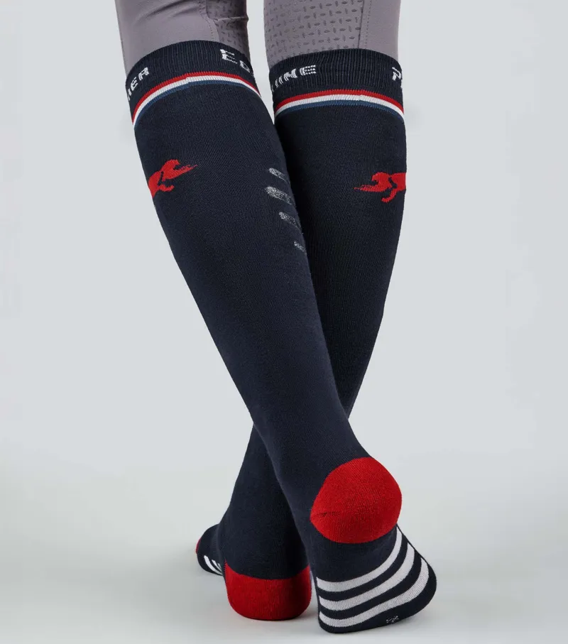 Premier Equine Replay Riding Socks 1 Pair - Navy-1